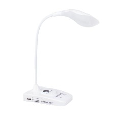 goLightly by ViviLux LED Task Lamp with Wireless Charger, USB Port and Rechargeable Battery