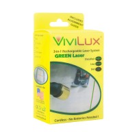ViviLux 3-in-1 Rechargeable GREEN Laser System -- Rare Earth MAGNET