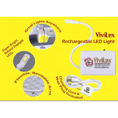 Vivilux Super Bright Flexible Craft Light with Magnifier - The Flying  Needles